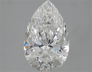 Picture of 3.01 Carats, Pear Diamond with  Cut, E Color, SI1 Clarity and Certified by GIA