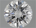 2.18 Carats, Round Diamond with Excellent Cut, D Color, VVS2 Clarity and Certified by GIA
