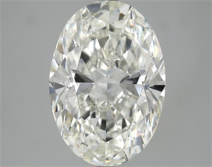 Picture of 5.34 Carats, Oval Diamond with  Cut, J Color, SI1 Clarity and Certified by GIA