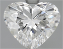 2.01 Carats, Heart Diamond with  Cut, E Color, SI2 Clarity and Certified by GIA