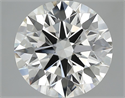 5.80 Carats, Round Diamond with Excellent Cut, H Color, VVS1 Clarity and Certified by GIA