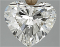 3.01 Carats, Heart Diamond with  Cut, I Color, SI1 Clarity and Certified by GIA