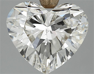 Picture of 3.01 Carats, Heart Diamond with  Cut, I Color, SI1 Clarity and Certified by GIA