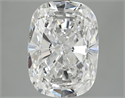 5.03 Carats, Cushion Diamond with  Cut, D Color, VS2 Clarity and Certified by GIA