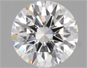 2.03 Carats, Round Diamond with Excellent Cut, D Color, VVS2 Clarity and Certified by GIA