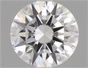 Del inventario de diamantes de laboratorio, 0.50 quilates, Redondo , Color D, claridad VVS2 y certificado GIA