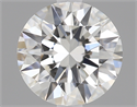 0.53 Carats, Round Diamond with Excellent Cut, G Color, VS1 Clarity and Certified by GIA