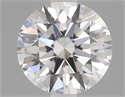 0.42 Carats, Round Diamond with Excellent Cut, D Color, VVS2 Clarity and Certified by GIA