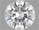 0.52 Carats, Round Diamond with Excellent Cut, E Color, SI1 Clarity and Certified by GIA