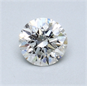 0.62 quilates, Redondo Diamante , Color I, claridad SI2 y certificado por GIA