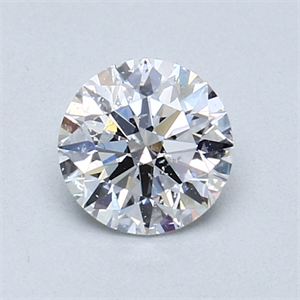 Picture of 0.70 Carats, Round Diamond with Excellent Cut, E Color, I1 Clarity and Certified by GIA