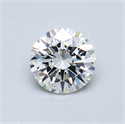 0.50 Carats, Round Diamond with Excellent Cut, I Color, SI1 Clarity and Certified by GIA