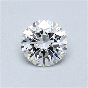 Picture of 0.50 Carats, Round Diamond with Excellent Cut, I Color, SI1 Clarity and Certified by GIA