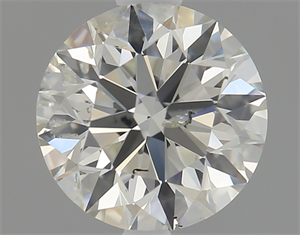 Picture of 0.71 Carats, Round Diamond with Excellent Cut, J Color, I1 Clarity and Certified by GIA