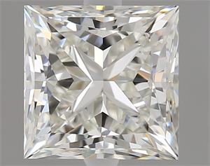 Picture of 1.01 Carats, Princess Diamond with  Cut, J Color, IF Clarity and Certified by GIA