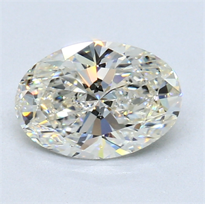 Picture of 1.31 Carats, Oval Diamond with  Cut, F Color, VVS2 Clarity and Certified by EGL
