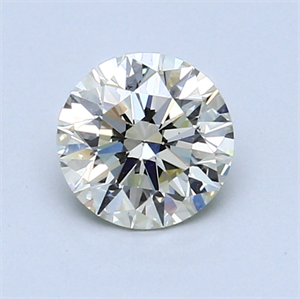 Picture of 0.90 Carats, Round Diamond with Excellent Cut, J Color, VS2 Clarity and Certified by EGL