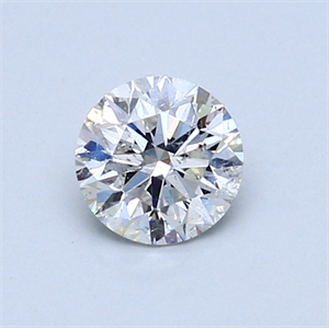 Picture of 0.61 Carats, Round Diamond with Very Good Cut, F Color, I1 Clarity and Certified by GIA