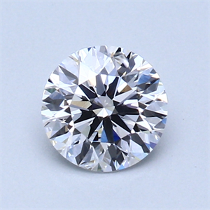 Picture of 0.73 Carats, Round Diamond with  Cut, D Color, VVS2 Clarity and Certified by GIA