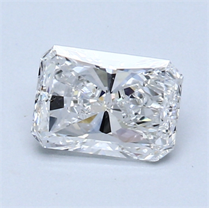 Picture of 0.80 Carats, Radiant Diamond with  Cut, E Color, SI1 Clarity and Certified by GIA