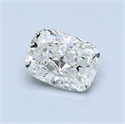 0.70 Carats, Cushion Diamond with  Cut, I Color, I1 Clarity and Certified by GIA