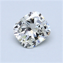 0.71 Carats, Cushion Diamond with  Cut, G Color, SI1 Clarity and Certified by EGL