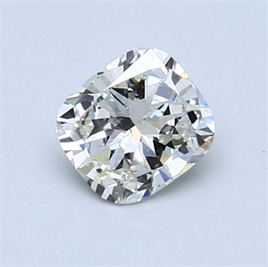 Picture of 0.71 Carats, Cushion Diamond with  Cut, G Color, SI1 Clarity and Certified by EGL