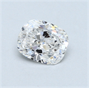 0.61 quilates, Del cojín Diamante , Color E, claridad SI1 y certificado por GIA