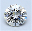 2.00 Carats, Round Diamond with Excellent Cut, L Color, VVS1 Clarity and Certified by GIA