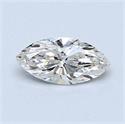 0.50 Carats, Marquise Diamond with  Cut, I Color, VS1 Clarity and Certified by GIA