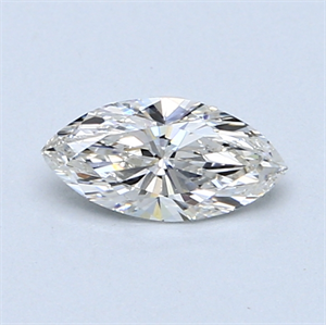 Picture of 0.50 Carats, Marquise Diamond with  Cut, I Color, VS1 Clarity and Certified by GIA
