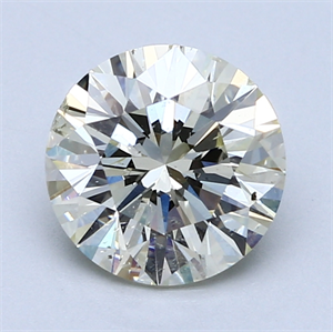 Picture of 2.27 Carats, Round Diamond with Excellent Cut, K Color, SI1 Clarity and Certified by EGL