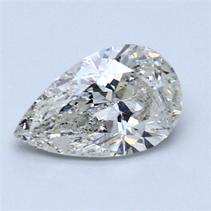 Picture of 1.05 Carats, Pear Diamond with  Cut, G Color, SI2 Clarity and Certified by EGL