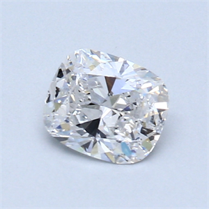 Picture of 0.55 Carats, Cushion Diamond with  Cut, D Color, SI2 Clarity and Certified by EGL
