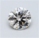 0.90 quilates, Redondo Diamante , Color F, claridad SI2 y certificado por EGL
