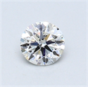 0.45 Carats, Round Diamond with Excellent Cut, H Color, VS1 Clarity and Certified by GIA