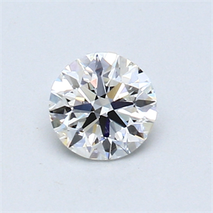 Picture of 0.45 Carats, Round Diamond with Excellent Cut, H Color, VS1 Clarity and Certified by GIA
