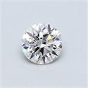 0.45 Carats, Round Diamond with Excellent Cut, G Color, VS1 Clarity and Certified by GIA