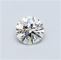 0.46 Carats, Round Diamond with Excellent Cut, I Color, VS1 Clarity and Certified by GIA
