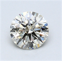 0.82 quilates, Redondo Diamante , Color H, claridad SI1 y certificado por EGL