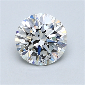 Picture of 1.01 Carats, Round Diamond with Very Good Cut, E Color, SI2 Clarity and Certified by GIA