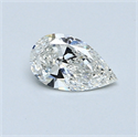 0.40 Carats, Pear Diamond with  Cut, F Color, VVS1 Clarity and Certified by GIA