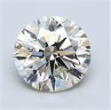 1.50 Carats, Round Diamond with Excellent Cut, G Color, VS2 Clarity and Certified by EGL
