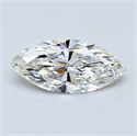 0.71 Carats, Marquise Diamond with  Cut, I Color, VVS1 Clarity and Certified by GIA