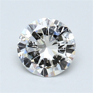 Picture of 0.69 Carats, Round Diamond with Fair Cut, H Color, VS2 Clarity and Certified by GIA