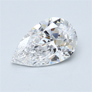 Picture of 1.90 Carats, Pear Diamond with  Cut, D Color, SI2 Clarity and Certified by GIA