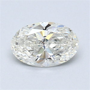 Picture of 0.70 Carats, Oval Diamond with  Cut, I Color, SI1 Clarity and Certified by GIA