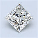2.02 quilates, Princesa Diamante , Color H, claridad SI1 y certificado por GIA