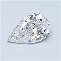 3.03 Carats, Pear Diamond with  Cut, D Color, SI2 Clarity and Certified by GIA