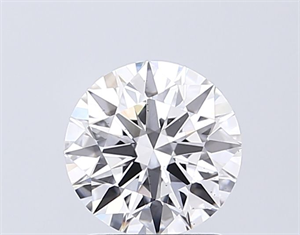 Picture of Lab Grown Diamond 1.28 Carats, Round with Ideal Cut, D Color, VS2 Clarity and Certified by IGI
